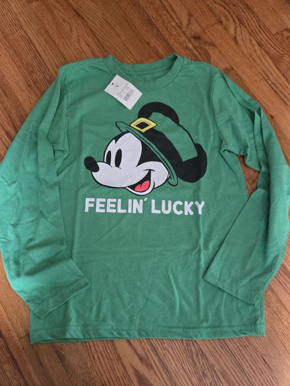 Green Mickey Long Sleeve